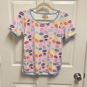 Smockingbird Macaroon Pajama Top